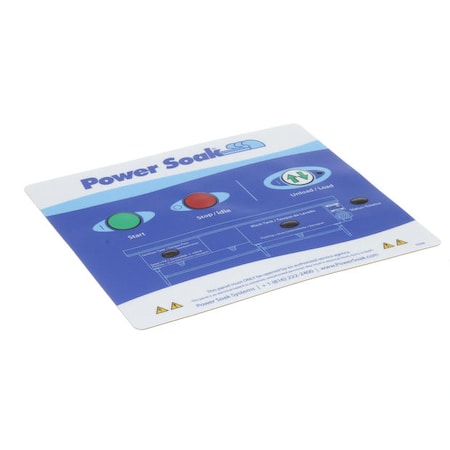 Power Soak Systems Overlay - Control Panel Ps-225 33508